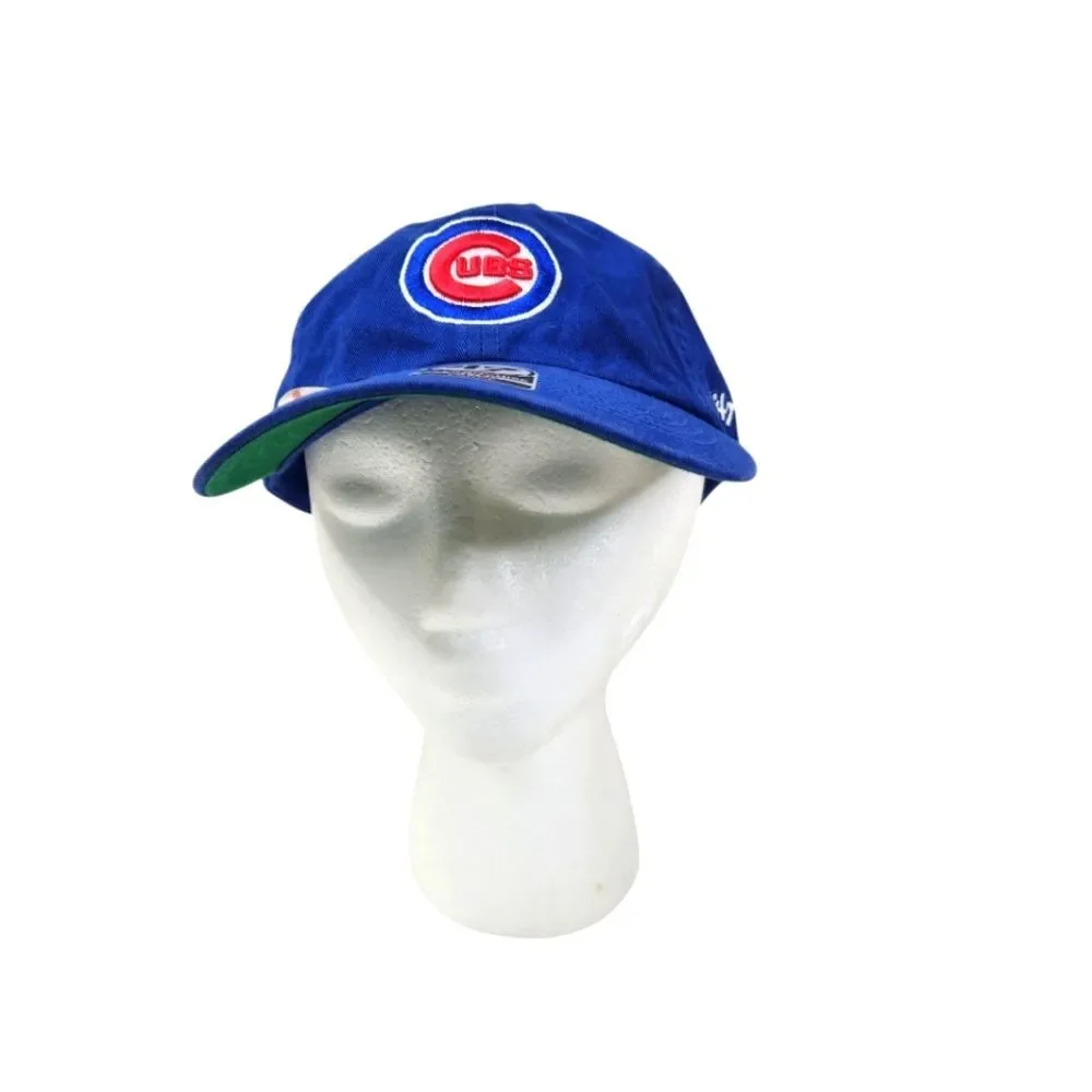 NEW 47 Chicago Cubs Embroidered Logo Cotton Baseball Cap Large